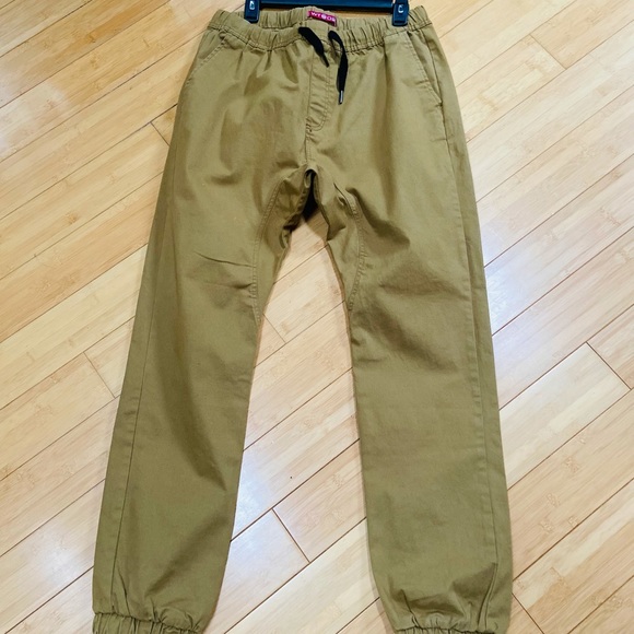 NWOT WT 02 khaki joggers pants casual - men’s XL - 32-40 waist / 30 length - Picture 3 of 9